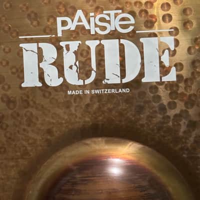 Paiste Rude 20" Wild Crash Cymbal 2200 Grams Switzerland. image 3