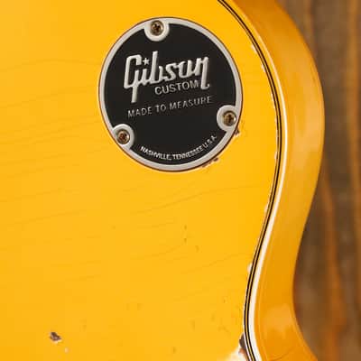 Gibson Custom Murphy Lab 1957 Les Paul Custom Heavy Antique White 2-Pickup Light Aged image 14