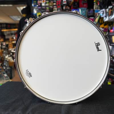 Pearl Masters MCT1455S/C448 MCT Series 5.5x14" Maple Snare Drum - White Marine Pearl image 5
