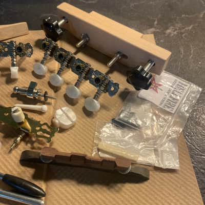 Vintage Random Lot Of Guitar Parts Parts Or Repair. image 2