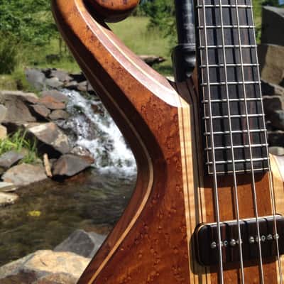 D Huff Guitars 4 String 32" Scroll Bass image 4