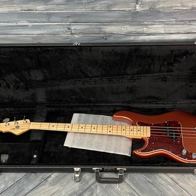 Used G&L Left Handed USA LB-100 4 String Electric Bass with Case- Spanish Copper Metallic image 11