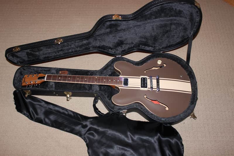 Gibson ES 333 Tom Delonge 2006 Brown, Cream Stripes image 1