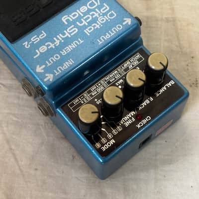 BOSS PS-2 Digital Pitch Shifter/Delay Blue Label Made in Japan image 2