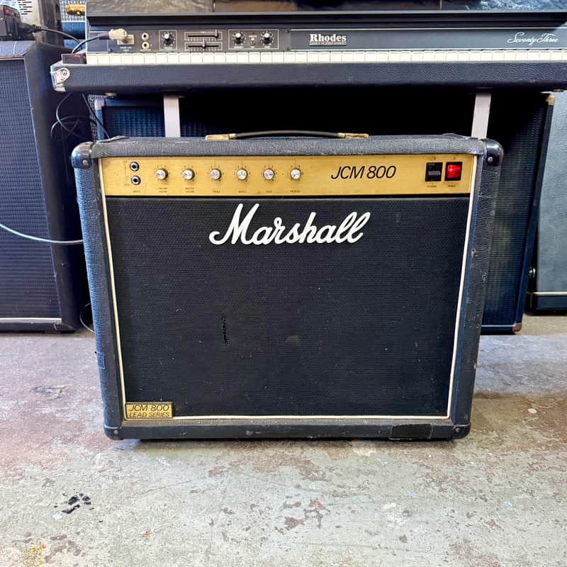 Marshall  JCM-800 Lead 50 4104 1982 2x12 tube combo amp amplifier original vintage uk England image 1
