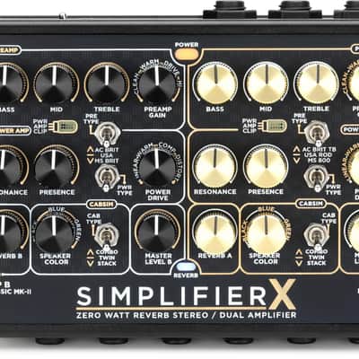 DSM Humboldt Electronics Simplifier X Zero Watt Reverb Stereo/Dual Amplifier Pedal image 1
