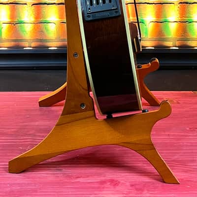 Washburn AB-20  90's Gloss Natural Wood With Hard Case image 5