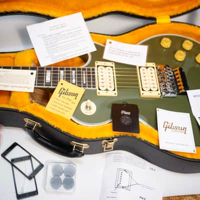 Gibson Custom Shop Les Paul Axcess Custom with Floyd Rose - Olive Drab 2021 - image 5