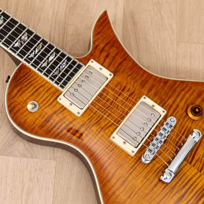 2002 Fernandes American Custom Ravelle Custom, Hand-Made w/ AAAAA Flame Maple Top, Case & Tags image 7