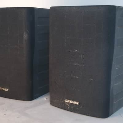 Optimus Pro X77 Bookshelf Speakers Pair Vintage HiFi Home Audio Stereo 8 Ohm image 2