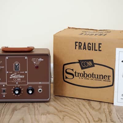 1960s Conn Strobotuner ST-6 Vintage Strobe Tuner Mint Time Capsule Collector Grade w/ Box, Manual image 1