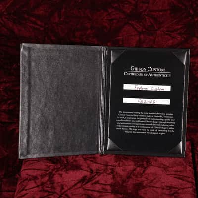 Gibson Custom Shop Explorer Custom Gloss Ebony Used image 14