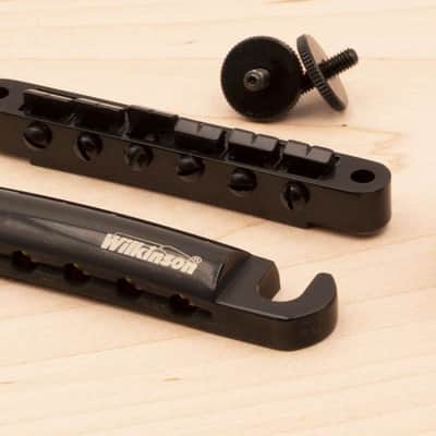 Wikinson Tune-o-matic ABR-1 bridge and Tailpiece combo, Black