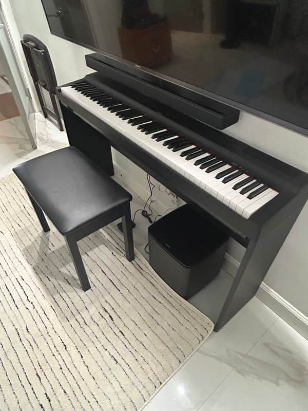 Yamaha P125A 88-Key Digital Piano 2025 - Black image 1