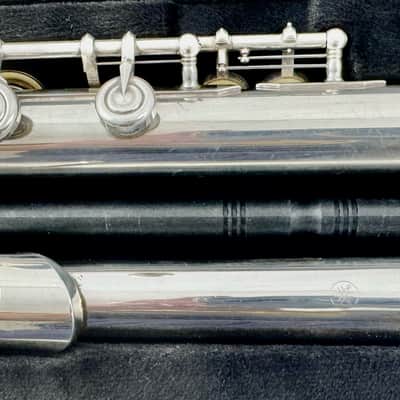 Yamaha YFL-262 Standard Open Hole Flute 2020s Silver-Plated image 4