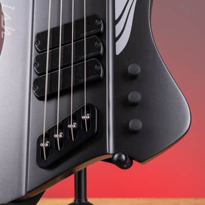 Dingwall D-Roc Standard 4-String Bass Matte Metallic Black image 5