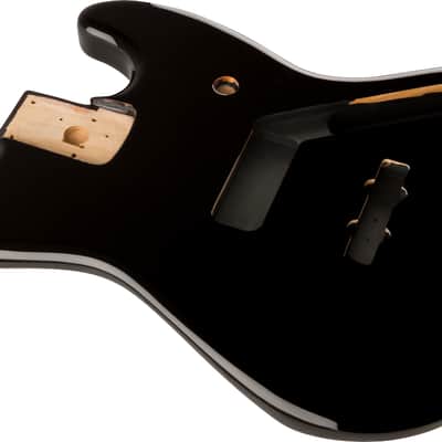 Fender Standard Series Jazz Bass Alder Body Black image 2