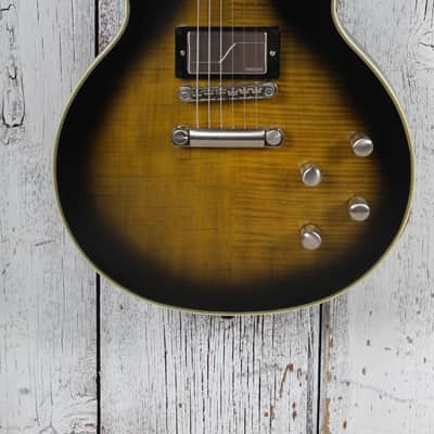 Epiphone 2020 Les Paul Prophecy Electric Guitar Olive Tiger with Hardshell Case image 1