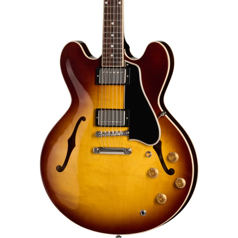 Gibson ES-335 50s Semi-Hollow Electric Guitar - Vintage Tobacco Burst image 1