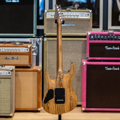Suhr Custom Modern Waterfall Burl Maple/Black Limba - Trans Orange image 8