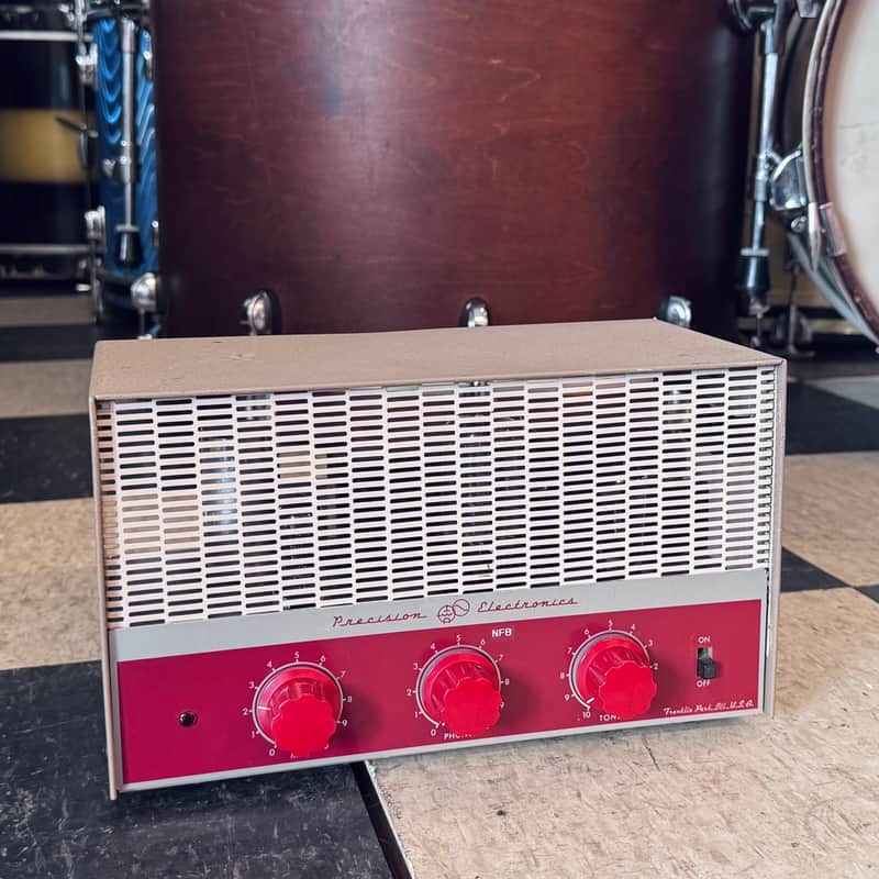 Precision Electronics 10PA Tube Amp converted guitar Mid-Century image 1