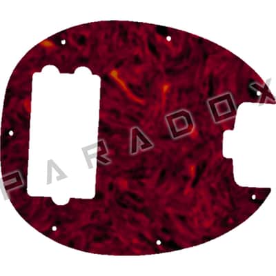 Custom Pickguard For 2020 - 2024 Sterling By Music Man Short Scale Stingray Bass - Tortoise Shell Solid (Semi-Transparent) .070" image 1