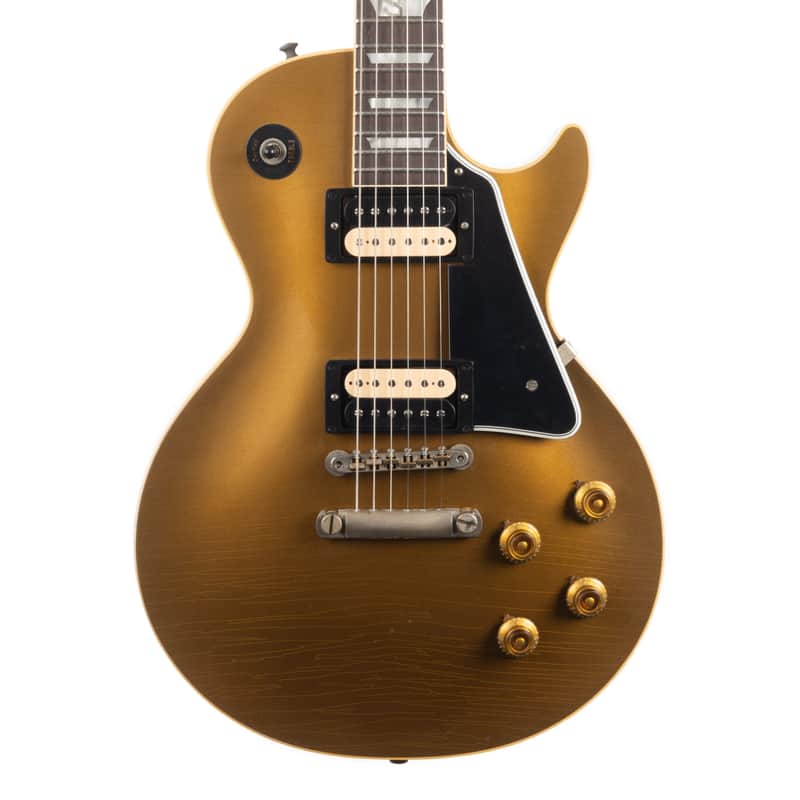 Gibson Custom 1957 Les Paul Standard Light Aged - Goldtop Darkback image 1