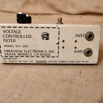 1976 Oberheim VCF-200 Voltage Controlled Filter image 4
