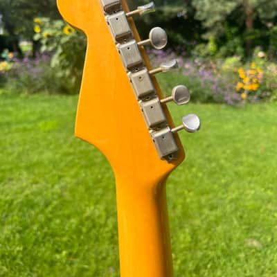 Vintage Stratocaster: Metallic Red Fresher Straighter FS500 4th gen Great replica Made in Japan in '80s image 4