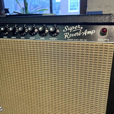 Fender AB763 Super Reverb Vintage 1965 w/ Tuki Cover + Footswitch image 2