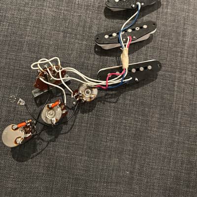 1990 Fender American Standard Stratocaster Original USA Pickups & Wiring Harness image 4