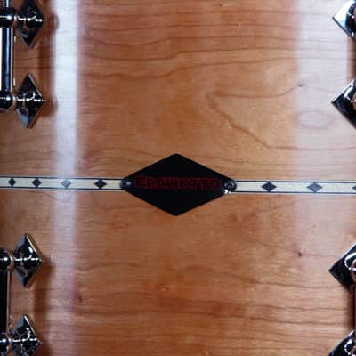 Craviotto Cherry With Maple Inlay 4 Piece Shell Pack image 9
