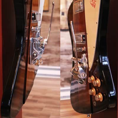 1999 Gibson Firebird V  Vintage Sunburst / Bigsby on Vibrate  / String spoiler / Banjo tuners image 16