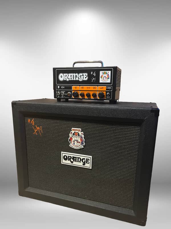 Orange TT15JR Slipknot Signature Jim Root #4 Terror 15W Amp Head & Jim Root #4 2x12 Cabinet 2012 - 2018 - Black & Orange image 1