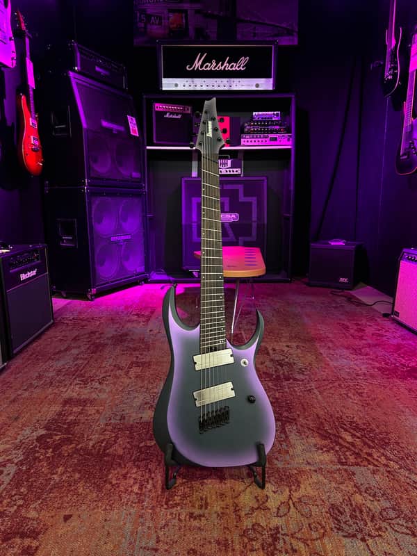 Ibanez RGD71 - ALMS-BAM 7CORDES 2020' - BLACK AURORA BURST image 1