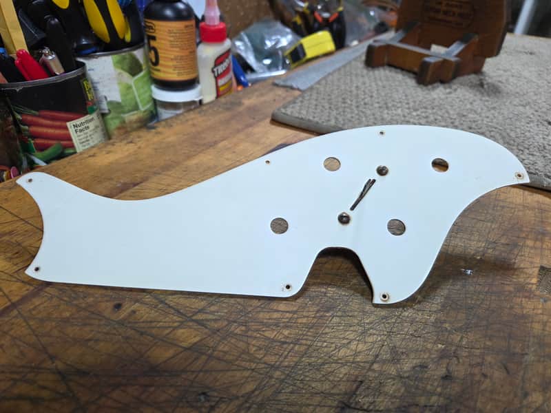 Vintage RARE 1961 Harmony Made Silvertone for Sears Stratotone Guitar Pickguard Three Way Switch Luthier Parts image 1