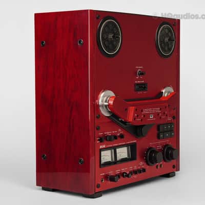 Akai GX-635D Reel-to-Reel Tape Deck Custom Red - Restored - 1 Year Warranty image 9