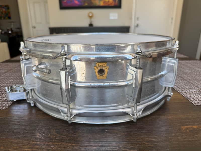 5”x14” Vintage 1965 Ludwig Super Sensitive Snare - Complete image 1