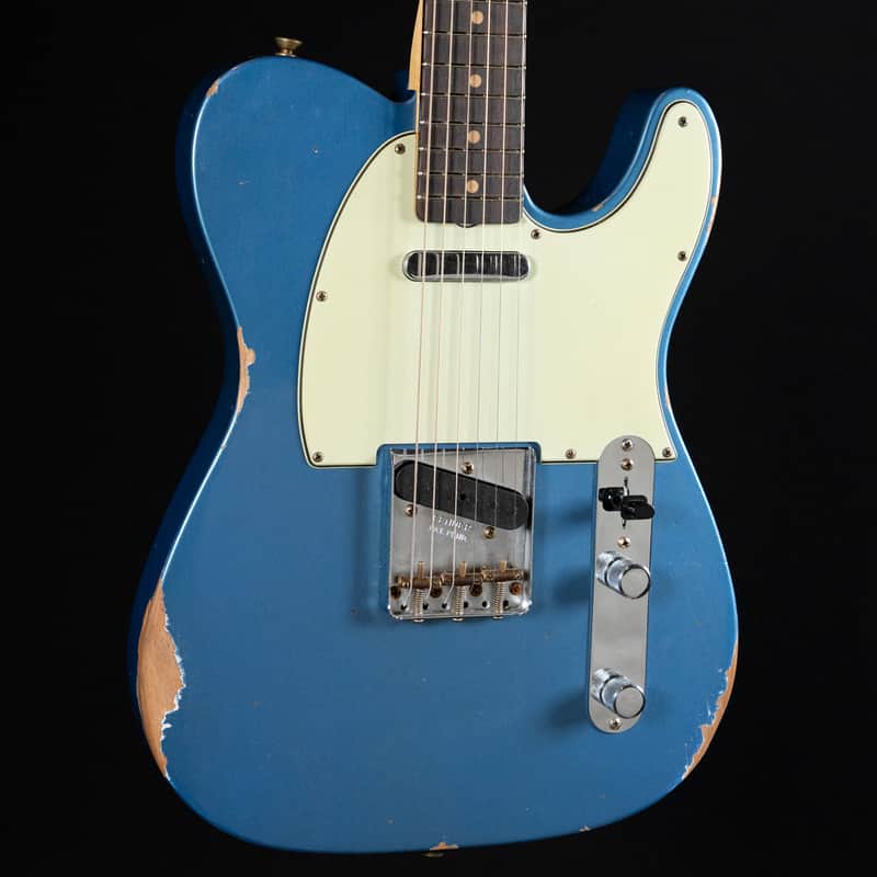 Fender Custom Shop 1963 Telecaster Relic - Aged Lake Placid Blue image 1