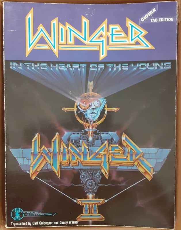 Winger In The Heart Of The Young Guitar Tab Book Tablature Sheet Music Songbook image 1