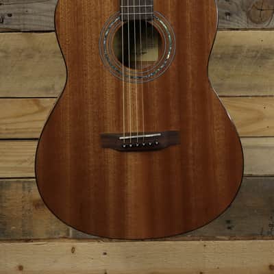 Zager Parlor Acoustic Guitar Natural w/ Case "Excellent Condition" image 2