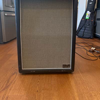 Mojotone 2x12 Internal Slant Black Speaker Cabinet loaded w/ 2x Celestion G12H-75 Creambacks image 1