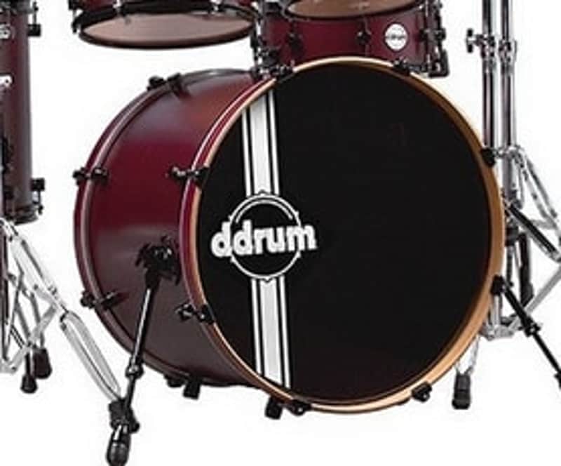 ddrum Reflex RSL Wine Red Bass Drum 18x22 image 1