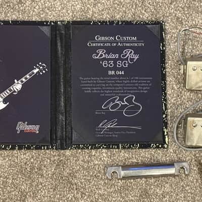 Gibson Brian Ray SG Standard 63 Reissue 2015 - Silver Fox image 11