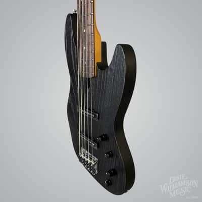 Sire Marcus Miller V6-5 String Bass Guitar, Rosewood Fingerboard, Black image 4
