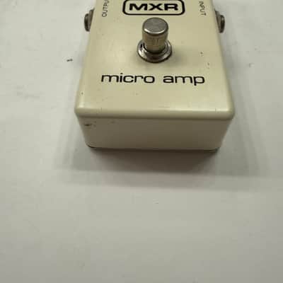 MXR Micro Amp Clean Boost Rare Vintage 1981 Block Logo Guitar Effect Pedal image 3