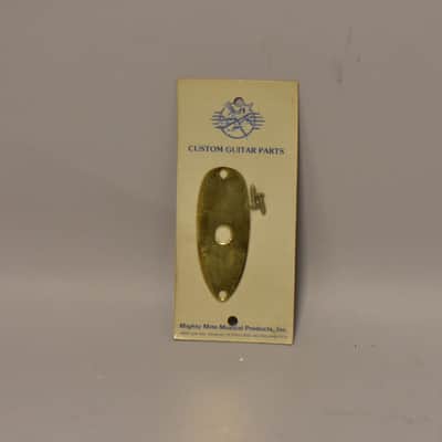 1980s Mighty Mite USA Input Jack Plate Gold Sealed NOS image 7