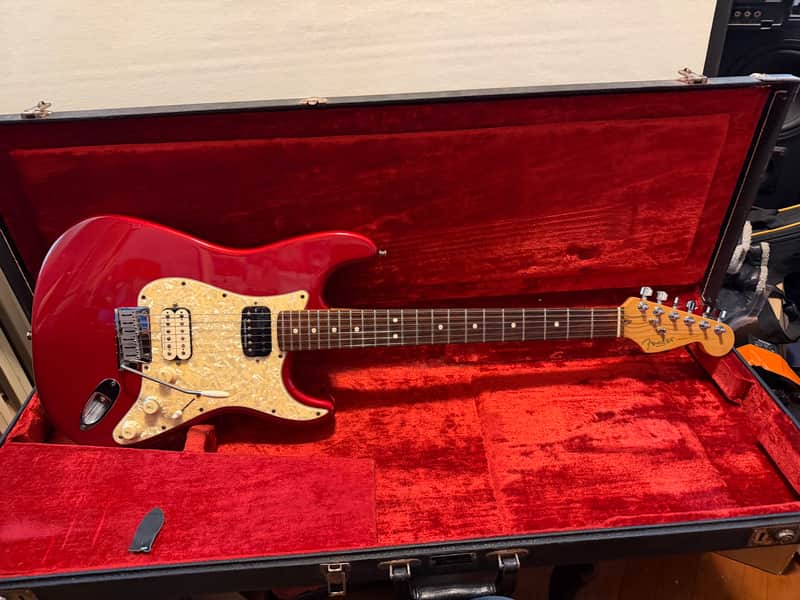 Fender Big apple strat guitar 1997 - Candy apple red