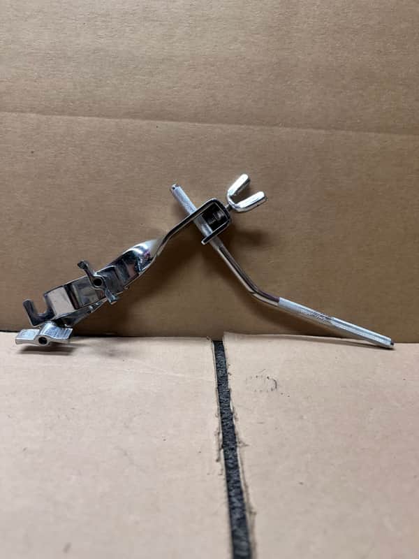 LP Latin Percussion Percussion Clamp w/ L-Rod Arm – 9.5" – Chrome – Used (Good Condition) image 1