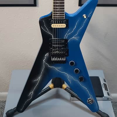 Dean ML DIMEBAG Dean from Hell "NIB w Tags!" DIME DFH CFH 2024 - Blue Lightning Bolt image 2